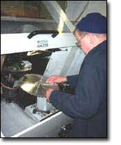 sharpening a carbide saw blade